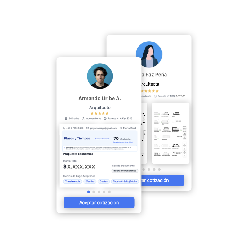 Elige entre profesionales verificados